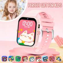 儿童智能手表，带益智游戏、IPS高清触摸屏、摄像头、视频拍摄、300mAh电池、音乐播放器、计步器、闹钟、手电筒，时尚儿童智能手表，适合6-13岁男孩女孩的礼物 - 查看 13