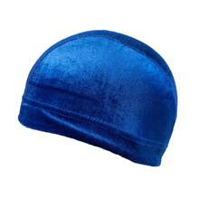 ZTZI Premium Velvet Dome Cap | Soft Stretch Wave Cap For Men, Solid Color Casual Polyester Dome Cap, All Season,Summer,Beach,Holiday,Festival,Travel - JK2015 - View 13