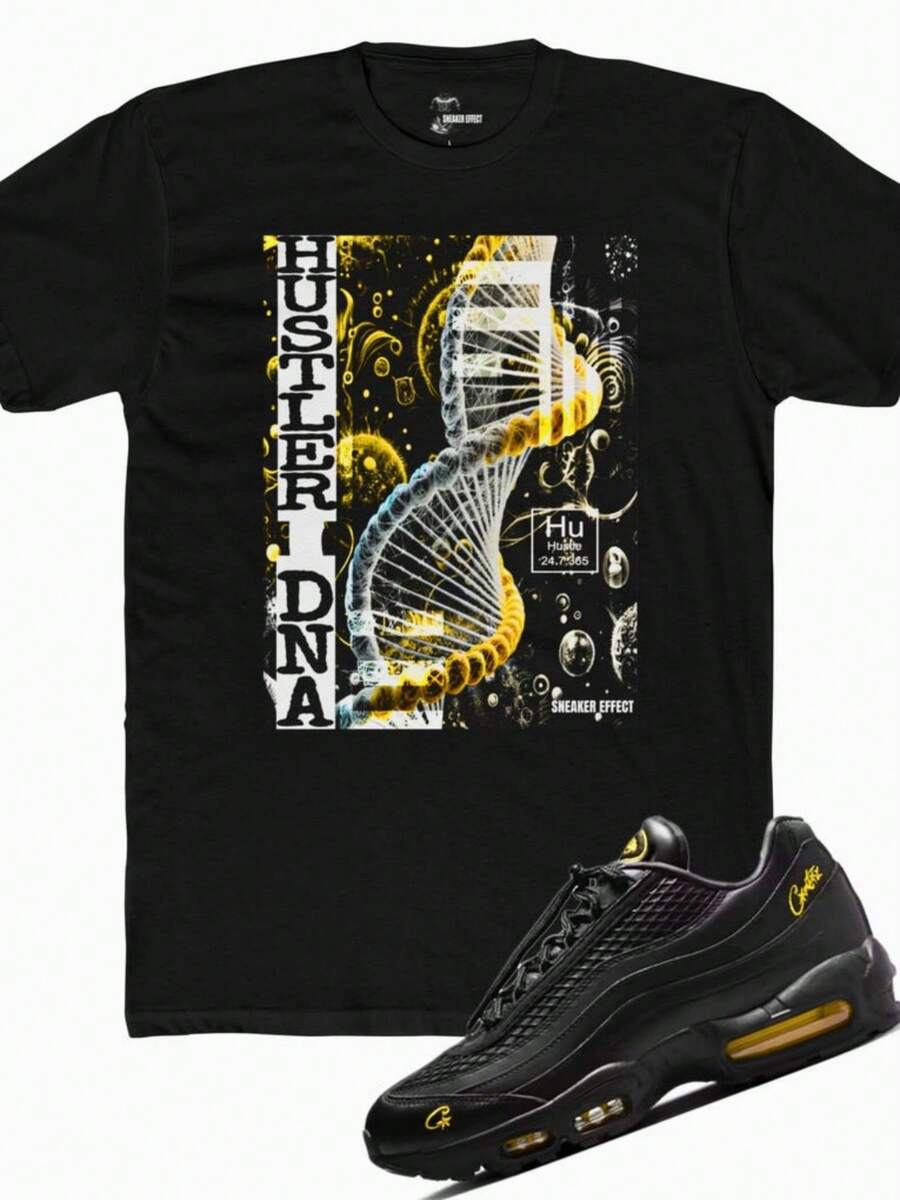 SNEAKER EFFECT Tee Shirt To Match Corteiz X  Air Max 95 Honey Blac (2) - 黑色 - 查看 1