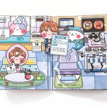 Kit Kerajinan DIY Buku Tenang Bermain Peran Dokter THT, Mainan Medis Bermain Peran, Set Interaktif Sains Pencerahan Profesi yang Lucu - MultiWarna - View 4
