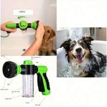 3-In-1 Multi-Purpose Shower Head, Available In Green, Black And Yellow, Easily Handles Car Washing And Pet Bathing. Adjustable Water Pressure Design With Gentle And Strong Modes To Meet Various Cleaning Needs, Enjoy The Cleaning Fun. - Yellow - View 4