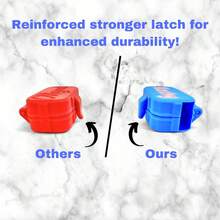个性化牙刷套：可定制姓名，带安全锁和铰链，适合旅行、装饰、送礼、保护和卫生。 - 3D列印牙刷刷頭盒 - 查看 6