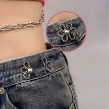 Đai nịt eo họa tiết hoa, khóa cài may thủ công giúp giữ dáng, điều chỉnh vòng eo cho quần jeans và váy. - Nhiều màu - Xem 1
