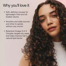 Ouidad VitalCurl+ Curl Defining Mousse, Lightweight Hair Foam, Styler For Soft, Touchable Hold, Adds Shine, Bounce &Amp; Volume, For Spiral Curls - ColorA - View 6