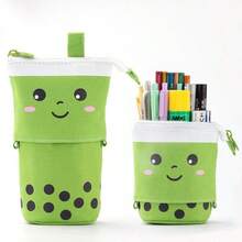 1 hộp đựng bút cỡ lớn thiết kế hình mặt cười - Chất liệu polyester bền, có thể kéo dài, rộng rãi đựng đồ dùng học tập cho trường học, văn phòng, du lịch - Có ngăn đựng bút bi, bút chì và tẩy, túi đựng bút chì. - Nhiều màu - Xem 8