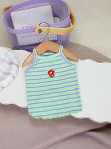 Áo khoác cho chó cưng (1 chiếc), quần áo nhẹ cho chó mèo mùa xuân/hè, thiết kế thêu ren, kiểu yếm, phù hợp cho chó và mèo nhỏ. - Nhiều màu - Xem 14