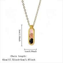 CIREY 1pc Crystal Gemstone Empath Protection Necklace, Redemption From Suffering, Passage To Release Pain, Collarbones Chain, Suitable For Daily Wear And Gift Giving - The Necklace Of Painful Redemption - View 7