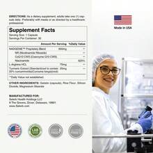 Miriyalyad Selerb NAD+ Supplement For Men With NMN - Liposomal Complex With Trans-Resveratrol, CoQ10, Maca & Ashwagandha - Supports Cellular Renewal, Energy & Performance - 60 Capsules Dietary Healthcare Vitamins - 3PCS - 查看 5