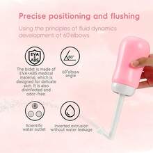 350/500ml (12,3oz) Bottiglia portatile a prova di perdite | Bottiglia bidet portatile, flacone per l'igiene intima femminile, cura post-parto, essenziale per neomamme, campeggio all'aperto, anziani, donne in gravidanza, igiene pre/post-parto, ciclo mestruale, assistenza ai pazienti, confezione casuale in busta e cartone - Multicolore - Visualizzare 9
