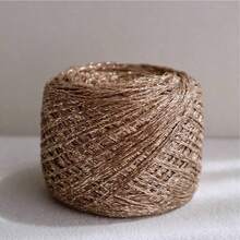 50克独特的金银纱线球，钩针线和闪光手工编织纱线，适合DIY编织和钩针项目 - 非常适合制作毛衣、帽子、包包和玩偶。 - 彩色 - 查看 26