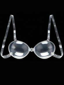 Pétalas de silicone adesivas transparentes para sutiã, ideais para fotografia de casamento, vestidos sem alças, sutiãs invisíveis, vestidos, macacões, viagens e férias. Realçam o decote e oferecem sustentação para um busto sensual. - Multicolorido - Ver 18