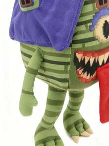 Steal A Brainrot Plush 9.8" Funny Monster Stuffed Toy, Soft Pillow Doll For Sofa & Bedroom Decor, Comfort Companion, Easter, Birthday & Mother's Day Gift - 橄欖綠 - 查看 7