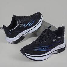 أحذية رياضية وكاجوال متعددة الاستخدام / أحذية رياضية سميكة متعددة الاستخدام / أحذية بادمنتون متعددة الاستخدام / أحذية تنس متعددة الاستخدام / أحذية جري احترافية متعددة الاستخدام - الأسود - مشاهدة 4