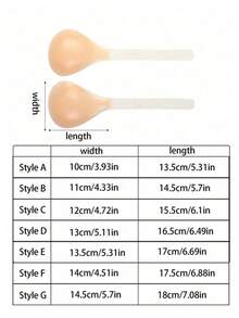1 par de sujetador de mujer de talla grande con tirantes ajustables de silicona, sujetador invisible con tirantes de silicona adhesiva, efecto de elevación y soporte, reutilizable para vestidos, vacaciones, regalos - Talla única para todos - Ver 2