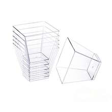 Bộ 50/100 chiếc cốc tráng miệng trong suốt 60ml, cốc đựng mousse, cốc đựng món khai vị, thích hợp cho bánh ngọt, kẹo, tiệc tùng, đám cưới, dịch vụ ăn uống. - Trong sáng - Xem 4