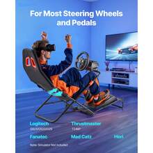 Silla de videojuegos - con  G923/G920/G29,  T248P - Ver 2