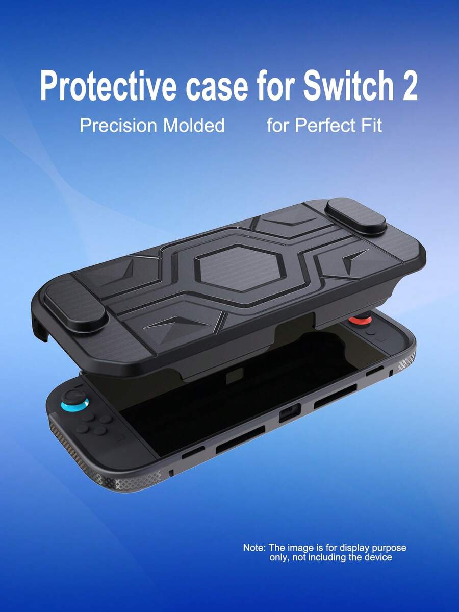 1 Set Mecha Design Protective Case Cover For Nintendo Switch 2nd Generation, Includes 1 Top Cover And 1 Bottom TPU Case, Anti-Fall, Anti-Explosion, Anti-Scratch, Anti-Sweat, Anti-Dust, Comprehensive Protection, Enhanced Gaming Experience - View 1