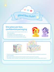 Hasbro 我的小马驹盲盒，可爱小马系列毛绒挂件，款式随机，送给女孩的可爱礼物 - 彩色 - 查看 11