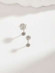 1pc Fashionable Casual Star Stud Earrings, Suitable For Women's Daily Wear - Star - View 4