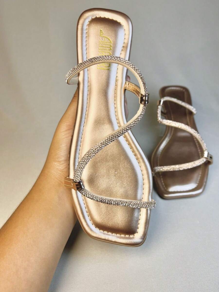 Women's Flat Casual Comfortable Luxurious And Delicate Flat Shoes - Đồng - Xem 1