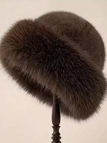 Elegant Women's Plain French Beret - brown11 - 查看 4