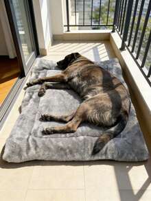 Cama lavable para perros (adecuada para perros pequeños y gatos), Almohadilla suave para jaula de perro, Estera delgada para perros - Tamaño 45x60cm/17x23 pulgadas, Sistema gris, Almohadilla delgada - Multicolor - Ver 7