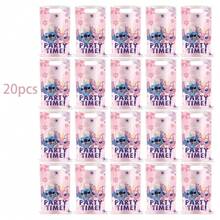 asmodee Lilo And Stitch Cartoon Character Stitch Pattern Party Gift Bags, Suitable For Cookies, Candies, Stitch Themed Birthday Parties, Holiday Supplies Paper Bags, Gift Bags For Various Themed Parties - A - View 13