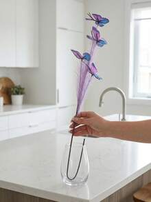 10 bông hoa bướm nhân tạo mới: Thiết kế bướm 3D với cỏ nhân tạo, phù hợp với nhiều không gian khác nhau. Lý tưởng cho trang trí hoa trong nhà, trang trí ngoài trời và sử dụng trong nhà/ngoài trời quanh năm. - Nhiều màu - Xem 9