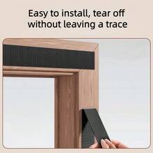 Magnetic Mesh Screen Door, Anti-Mosquito & Insect Net Curtain, Easy Installation, Summer - Black-edged Door Curtain - View 2