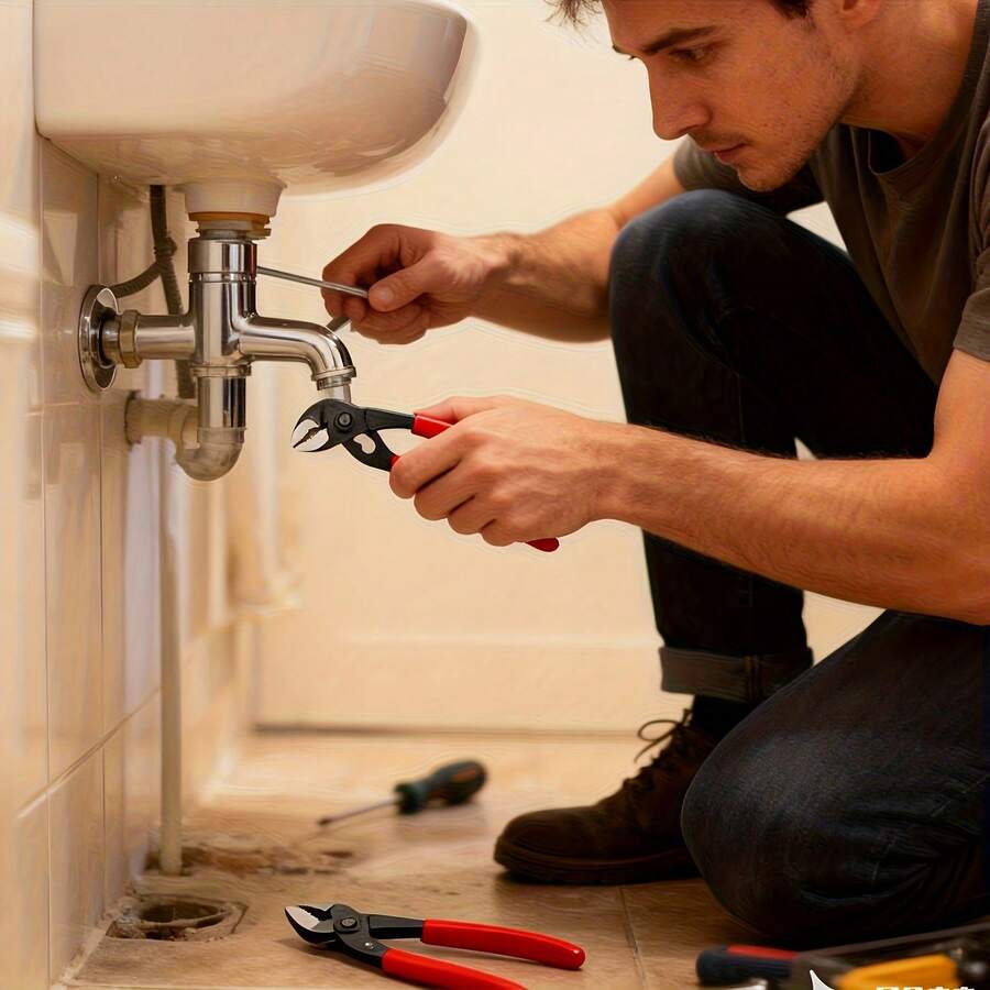 1pc Pump Pliers 5 Inch Ultra-Thin Mini Water Pipe Pliers Miniature Small Pipe Pliers Small Multi-Function Wrench - 5 Inch Pump Pliers - View 1