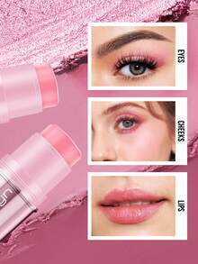 MISSLYN - Tỏa sáng rực rỡ! Thỏi trang điểm đa năng, Thỏi trang điểm dạng kem đa năng, Lên màu chuẩn, Dễ tán, Tạo lớp trang điểm nhẹ nhàng, Tông màu từ nhạt đến trung bình, Thương hiệu trang điểm, Mỹ phẩm vẽ mặt, Phù hợp cho phụ nữ và bé gái, Hoàn hảo cho mùa đông, Phong cách Y2K, Thời trang, Quà sinh nhật, Quà tặng tốt nhất, Quà tặng Ngày Valentine, Vật dụng cần thiết cho bữa tiệc, Quà tặng năm mới, Màu sắc đẹp nhất, Thuần chay và không thử nghiệm trên động vật. - Phấn má hồng một màu 10 - Xem 3