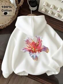 Áo sweatshirt cotton dáng rộng phong cách streetwear xuân/hè mới, đơn giản và vui nhộn theo phong cách Y2K, đa năng cho trang phục hàng ngày, trang phục thể thao năng động và thời trang, phù hợp cho các lễ hội âm nhạc, ngày Valentine và các ngày lễ khác, cũng như các kỳ nghỉ và tiệc bãi biển. - Trắng 3 - Xem 2