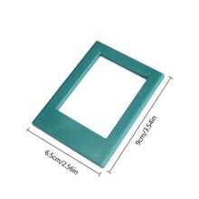 3/6/12pcs Magnetic Photo Frame With Fridge Magnets - Vertical 3-Inch Clear Photo Frame For Refrigerator, Door, Wall - Fashionable DIY Photo Display Storage - Multicolor - View 7