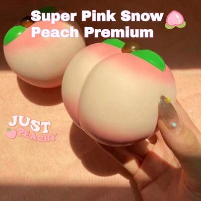 1pc Super Soft/Peach King/Slow Rebound/Stress Relief Squeeze Toy - Ultra Soft Mud Texture/Customizable Stress Relief/Slow Bounce/Silicone Toy/Stitched Toy, Travel Toy, Classroom Toy, Mini Toy, Bath Toy, Christmas Stationery, Stress Ball - Birthday Gift - Christmas Gift - Easter Gift - Christmas Eve Gift - Perfect Gift - Gift - Toy - Game