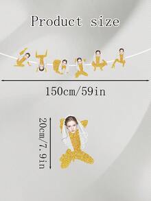 1套客製化新娘臉孔橫幅/婚禮裝飾/單身女派對客製化橫幅/家居裝飾/生日臉孔橫幅/婚禮用品/婚禮裝飾/派對用品/生日裝飾/派對裝飾/新娘面紗裝飾/新娘電臀舞橫幅/客製化旗幟 - 彩色 - 查看 4