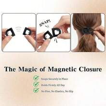 Magnetic Tropical Sunset Hair Clips Set Flat Magnetic Hair Clips For Women Non-Slip Home Decor Suitable For Daily Styling No Crease Thin Yet Thick Intuitive No Trace Or Residue Suitable For Home And Travel Easily Create Women's Hairstyles - 1pcs - 查看 6