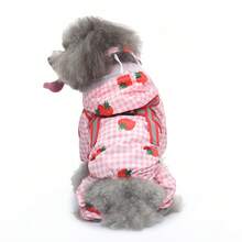 Popular Pet Raincoat, Cross-Border Four-Legged Raincoat For Small Dogs, Reflective Dog Raincoat With Chest And Back Protection, Waist-Cinching And Tail-Covering, Duck-Style - YY40 Duck - View 10