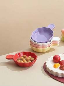 1 chiếc đĩa đựng nước chấm kiểu kem, đĩa đựng gia vị lẩu bằng gốm sứ sáng tạo dùng trong gia đình, đĩa đựng nước chấm nướng BBQ rất đẹp mắt, đĩa đựng nước tương và giấm. - Nhiều màu - Xem 4