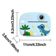 Cámara de impresión instantánea para niños, pantalla de 2.3 pulgadas, con divertidas pegatinas de marcos y filtros, 48MP FHD 1080P de alta definición, zoom digital 16x, reproductor MP3 incorporado, regalo de Navidad, cumpleaños y Año Nuevo para niños y niñas de 3 a 12 años - Multicolor - Ver 13