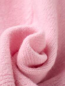Cárdigan de botones gris para mujer - Cárdigan casual y de moda de manga corta, elástico, silueta en forma de H, adecuado para primavera y verano, diseño con detalle de punto acanalado, cier - Rosa - Ver 5