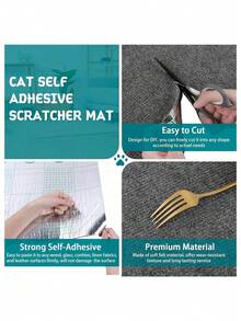 Miếng dán chống cào móng tự dính cho mèo, thích hợp dán tường, có thể cắt tỉa để bảo vệ đồ đạc, ghế sofa và các vật dụng khác, thích hợp cho trụ cào móng của mèo, miếng dán bảo vệ ghế sofa chống cào móng tự dính, miếng dán tường chống cào móng tự dính cho ghế sofa. - Nhiều màu - Xem 7