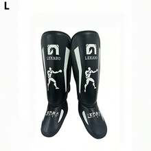 Lekaro Adult Professional Fighting Leg Guards, Kickboxing Leg And Foot Protection Gear, For Muay Thai, MMA, Boxing, Black/Grey/White/Yellow/Karate Fighting Protection Equipment - Multicolor - View 12