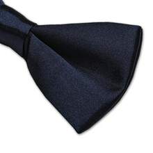 1 pieza Corbata de moño texturizada azul marino para hombre - Azul Marino - Ver 2