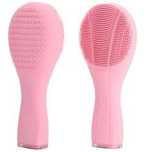 Silicone Face Scrubber Smart Facial Cleansing Device, Silicone Electric Exfoliator Scrubber With Automatic Foaming, Waterproof Face Scrub Brush Clear Pores And Blackheads For Men & Women - Multicolor - View 2