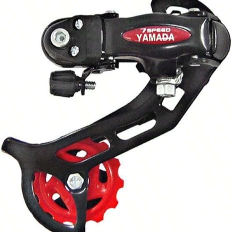 Câmbio Traseiro 7v Mega Range Bike 21v Sem Gancheira MTB Troca Suave - Preto - Visão 1