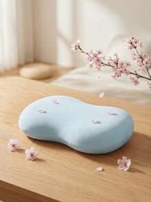 Almohada de Espuma de Memoria, Almohada cervical ergonómica, color azul, Memory Foam Fibra de Poliéster Transpirabilidad Ligera y PortátilForma de NubeViscoelasticity, Hipoalergenica, Día de las Madres, Día del Niño, Vacaciones Semana Santa. - Azul - Ver 1