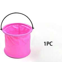 1/3pcs Foldable Bucket, Small Size Without Partition, Portable, Multi-Functional For Outdoor Gardening, Camping, Travel, Beach Picnic, Available In Multiple Colors - Multicolor - View 14