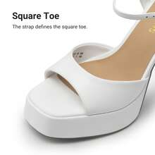 Women Heeled Sandals - 白色 - 查看 8