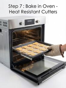 Khuôn làm bánh quy hình khủng long mới - Khuôn làm bánh quy hình khủng long bằng thép không gỉ ngộ nghĩnh, thích hợp cho nhà bếp, làm bánh, tiệc sinh nhật tự làm theo chủ đề khủng long. - Xem 9