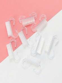1/5/10pcs Nail Brushes, Multi-Functional Nail Care Brushes, Used For Nail Cleaning, Dust And Dirt Removal - One Size - View 7